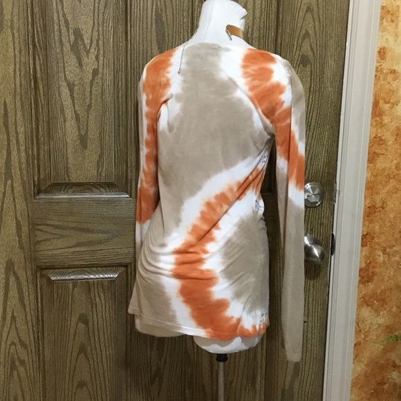 INC crystal studded tie dye top w/GIFT - Picture 4 of 5